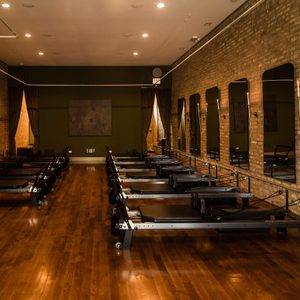 Vinyl Pilates reformer studio